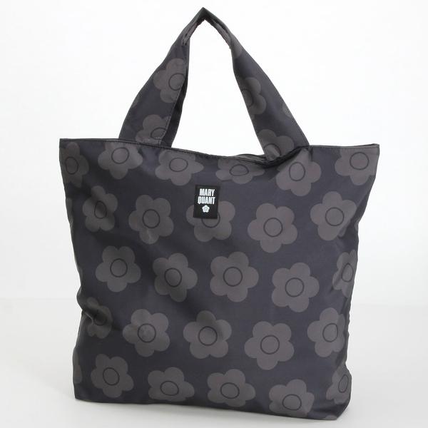 MARY QUANT（マリークヮント） 【約38×36×10cm】洗えるエコバッグ 0001