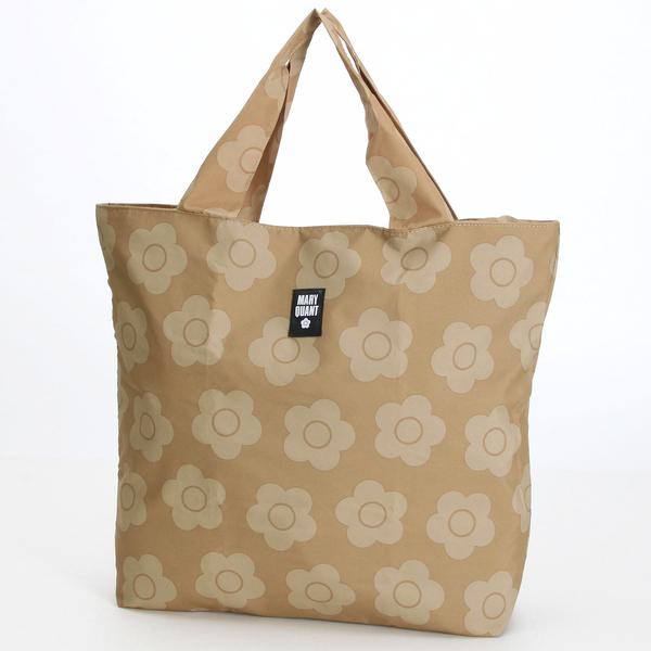 MARY QUANT（マリークヮント） 【約38×36×10cm】洗えるエコバッグ 0001