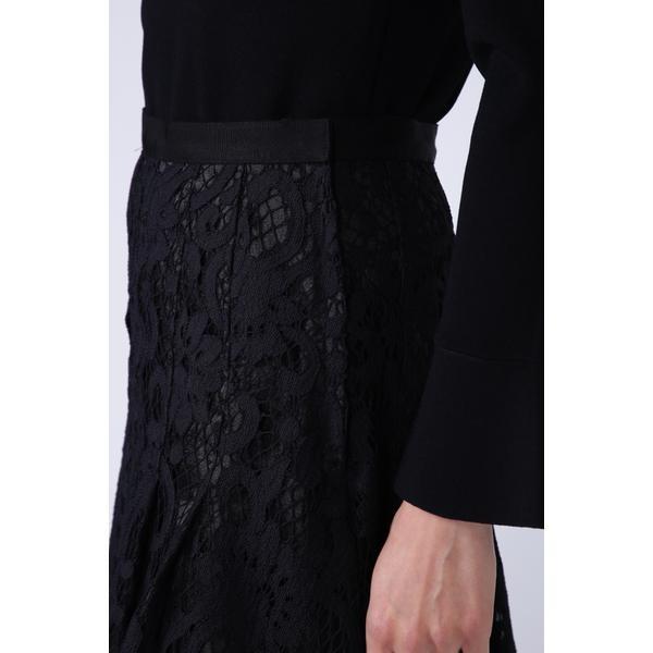 美品●アドーアADOREフラワーラッセルレーススカート61600円ルフィルhlm ADORE（アドーア） フラワーラッセルレーススカート : マルイ(丸井