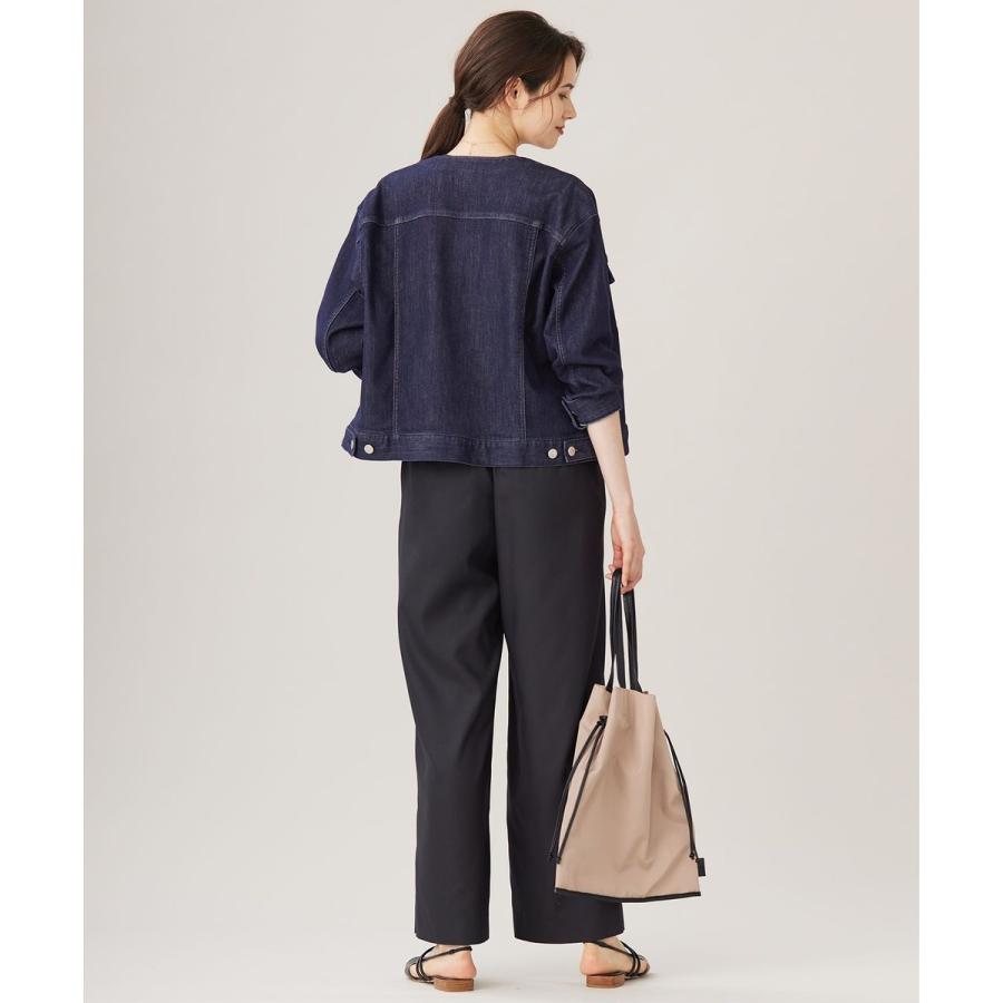 【ご好評につき追加生産・洗える】USUKARU DENIM ノーカラージャケットの画像