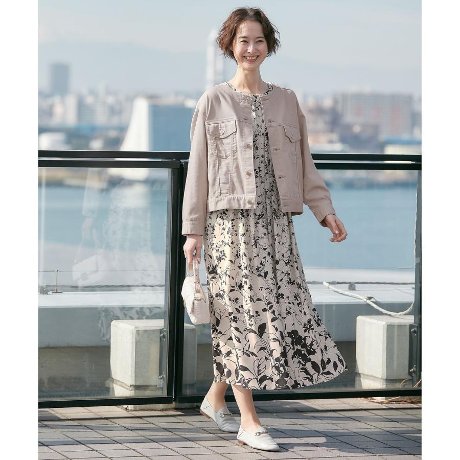 【ご好評につき追加生産・洗える】USUKARU DENIM ノーカラージャケットの画像