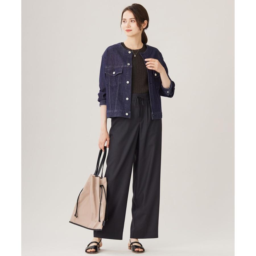 【ご好評につき追加生産・洗える】USUKARU DENIM ノーカラージャケットの画像