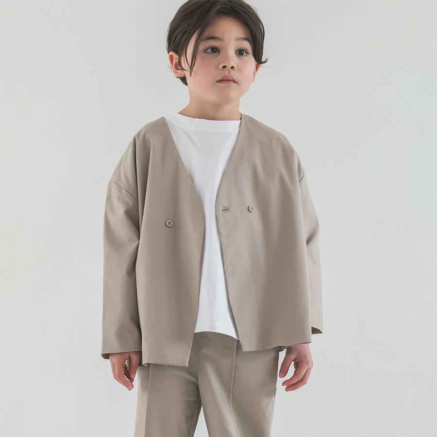 riziere ノーカラージャケットセットアップ(リネン混) : マルイ