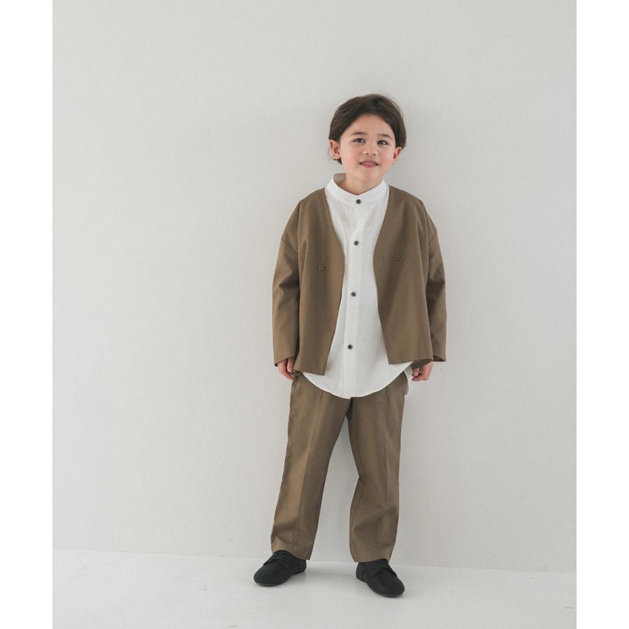 riziere（リジェール） ノーカラージャケットセットアップ(リネン混