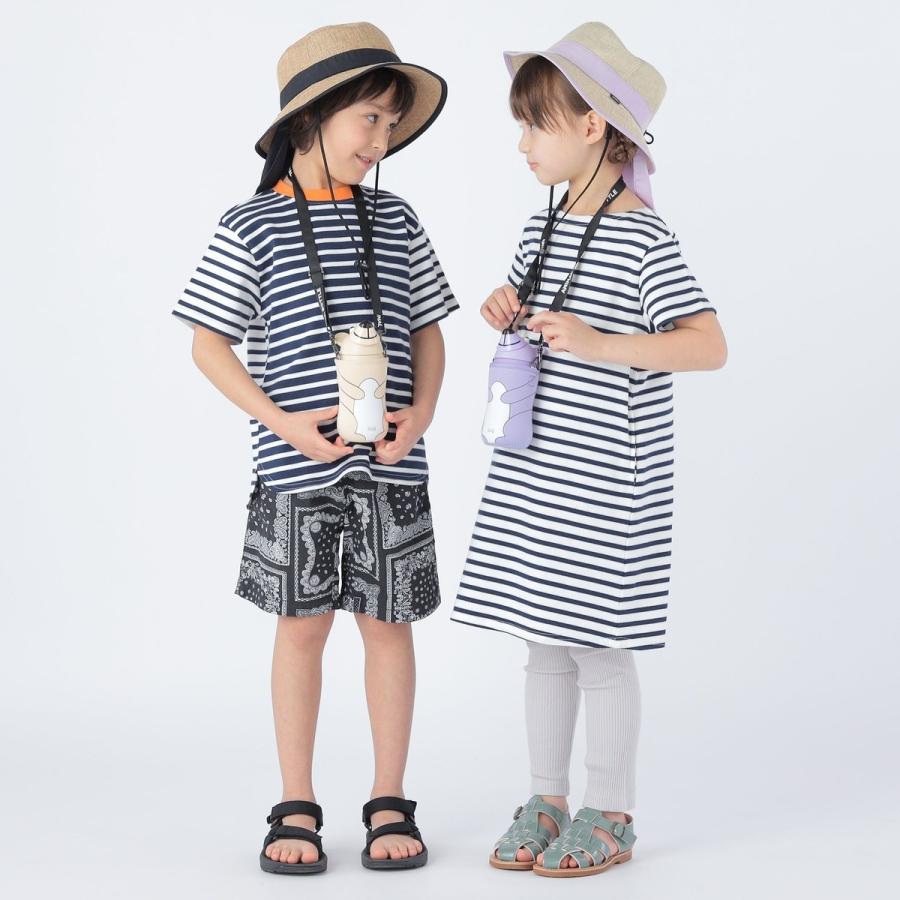 SHIPS KIDS:100〜130cm / オーガニック コットン ボーダー Aライン ワンピース｜0101marui｜12