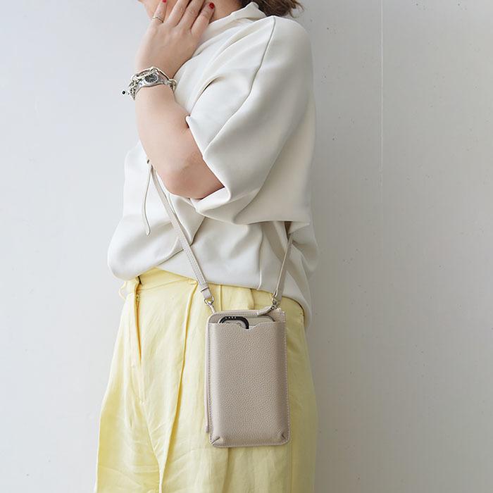 styiro（スタイロ） リアルレザースマホミニショルダーバッグ : マルイ