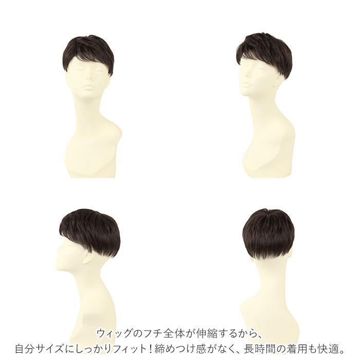 プリシラ 男性用5分ウィッグ レイヤーショート GB-22_14