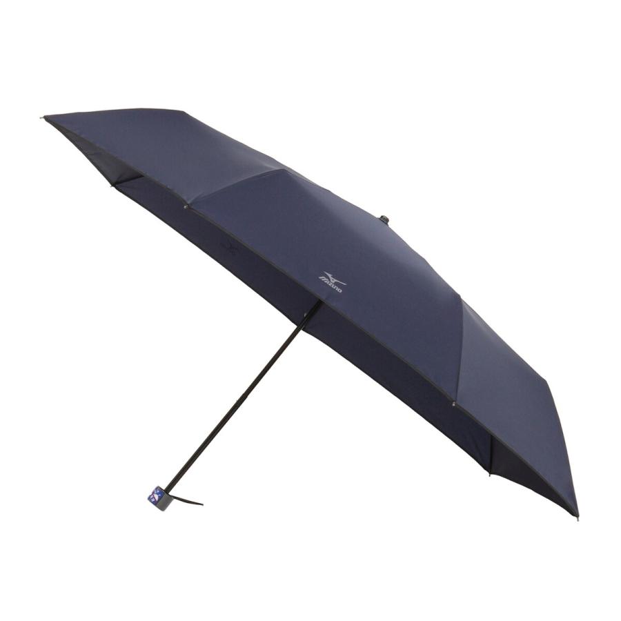 MIZUNO（ミズノ） 【大きい 60cm 耐風傘】折りたたみ雨傘 ロゴ ワン