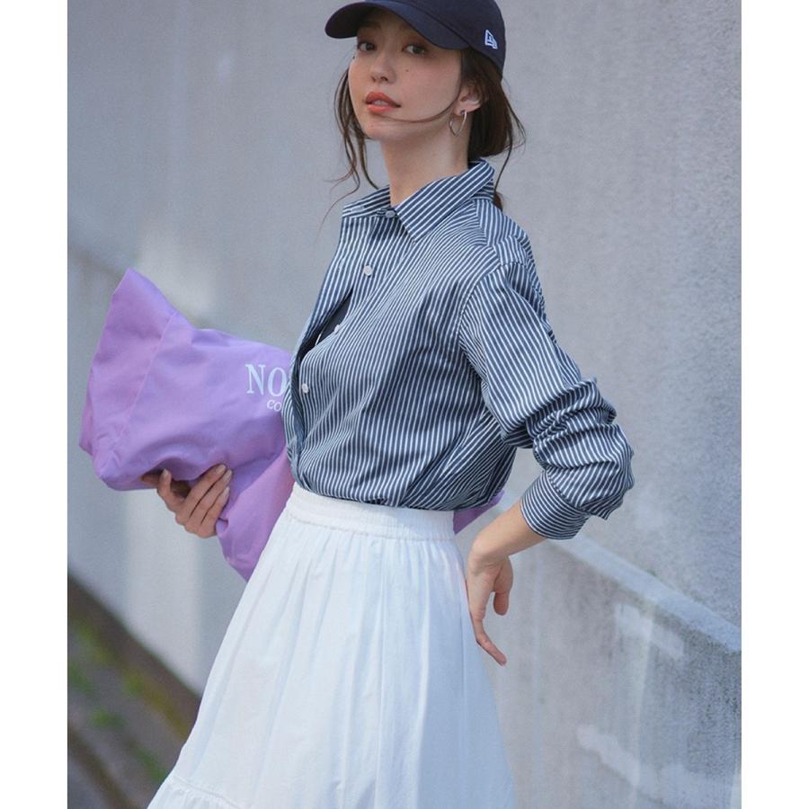 23区　カンクリーニ　レディース　ストライプ ベーシック　シャツ　36 23区】主役に変わるベーシックシャツ| ファッション通販サイト