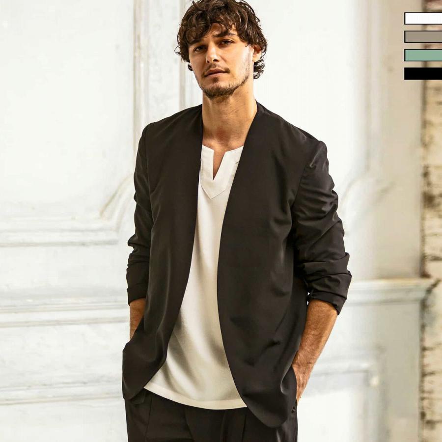 1PIU1UGUALE3 RELAX ノーカラージャケット【飯田将成着用】 : マルイ