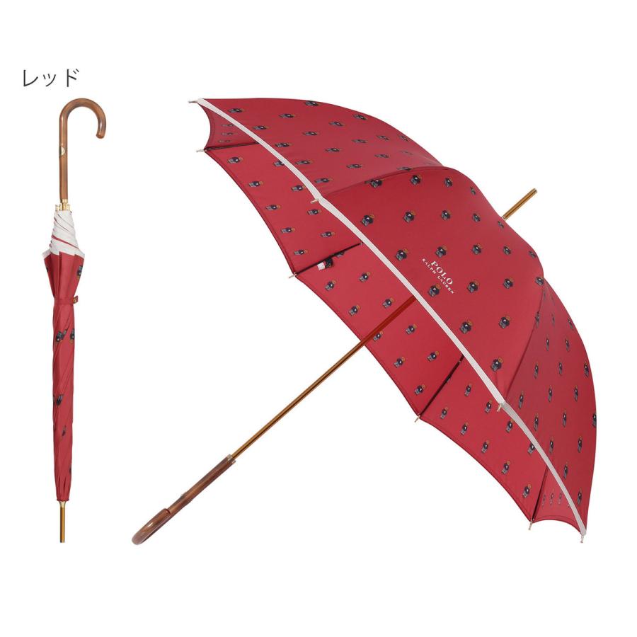 新品　ポロラルフローレン　長傘　雨傘　ポロベア　レッド POLO RALPH LAUREN（ポロ・ラルフローレン） ポロ ラルフローレン 傘