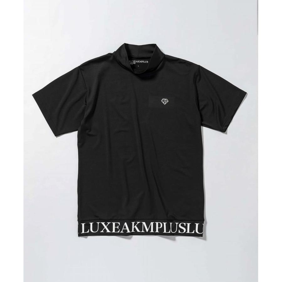 LUXEAKMPLUS(リュクスエイケイエムプラス)ゴルフ カーシヴロゴ半袖モックネックTシャツ｜0101marui｜12