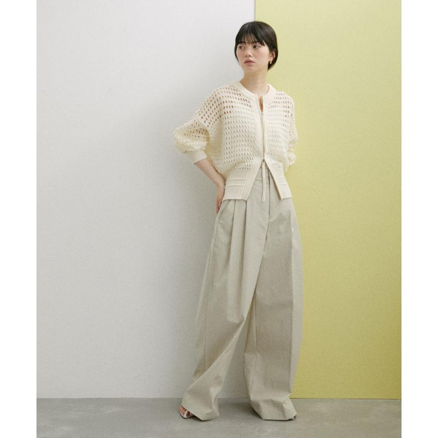 ADAM ET ROPE'（アダムエロペ） 【WEB限定】メッシュニットブルゾン