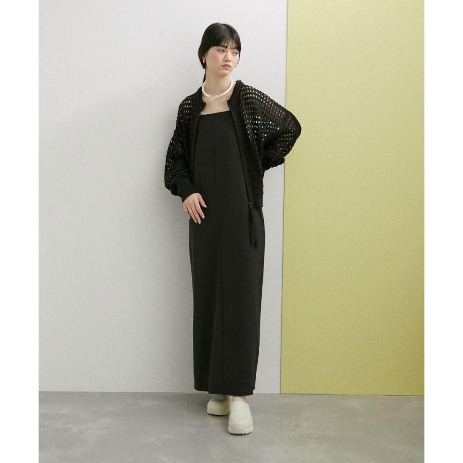 ADAM ET ROPE'（アダムエロペ） 【WEB限定】メッシュニットブルゾン