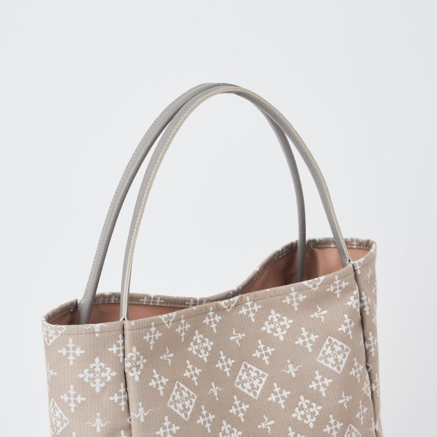 russet 【新色追加】シンプルトートバッグM【コットンジャガード】(SF