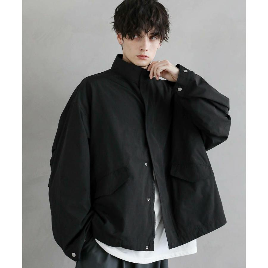 極美品✨【ドレステリア】MA-1ブルゾン ブラック 36 ドロスト コクーン 12closet(トゥエルブクローゼット)の【DEAR DAYS】【洗える】コクーン