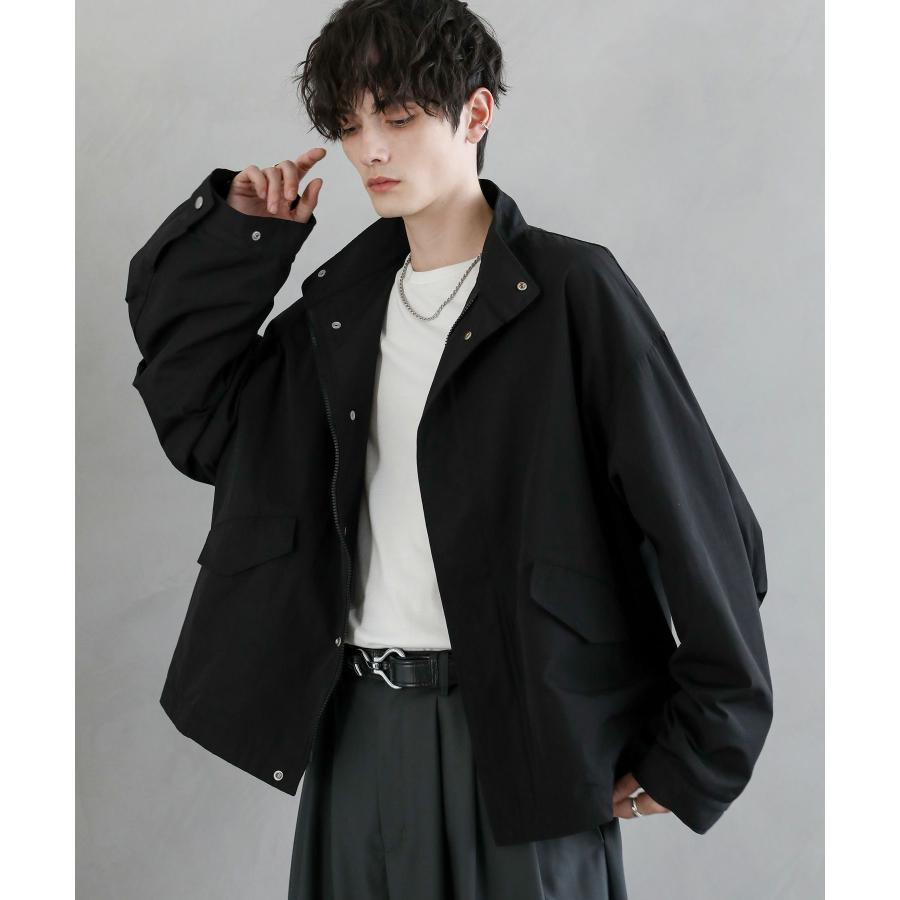 ASTRONOMY ビッグシルエットドロップショルダーショートモッズブルゾン