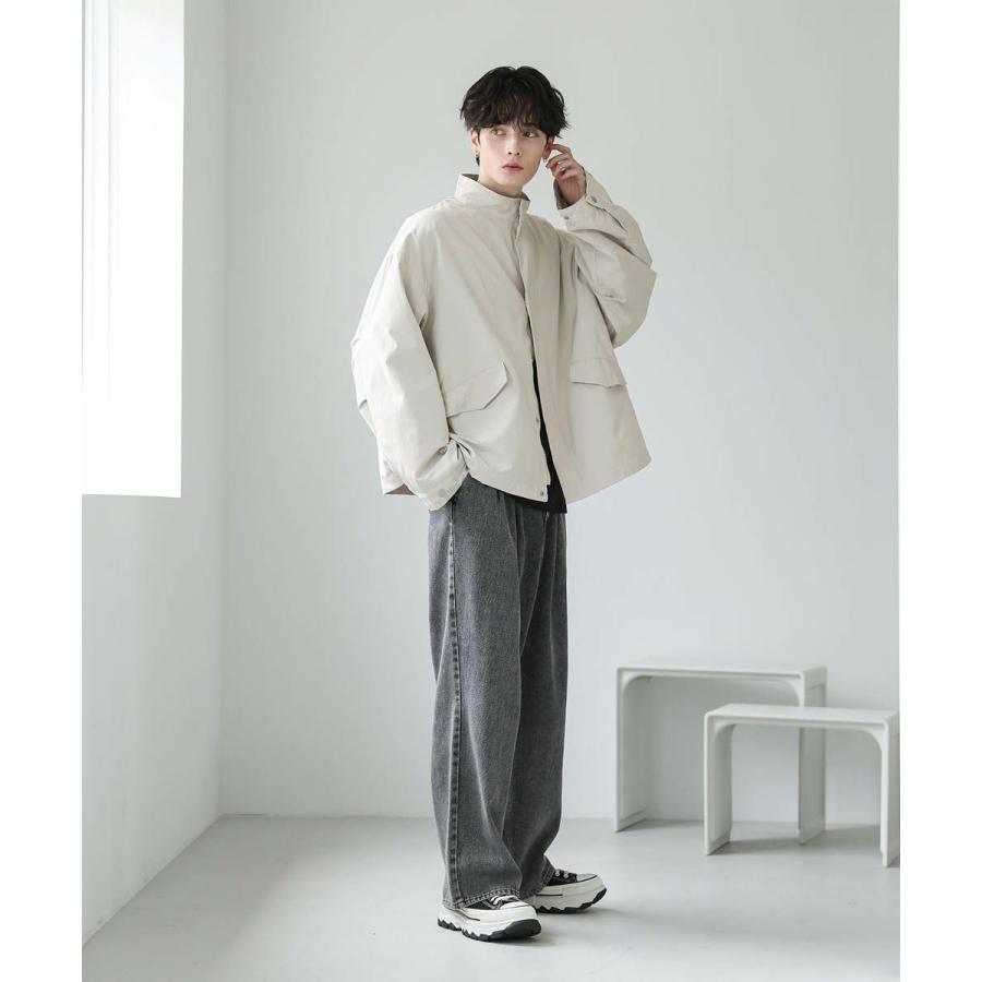 ASTRONOMY ビッグシルエットドロップショルダーショートモッズブルゾン
