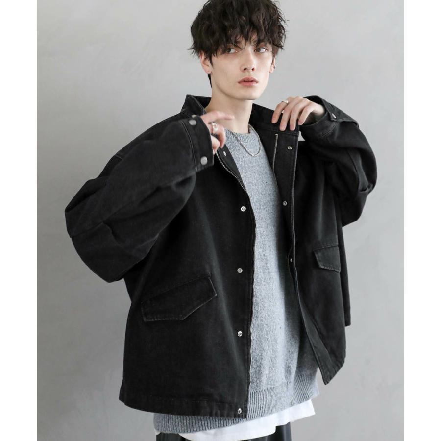 ASTRONOMY ビッグシルエットドロップショルダーショートモッズブルゾン