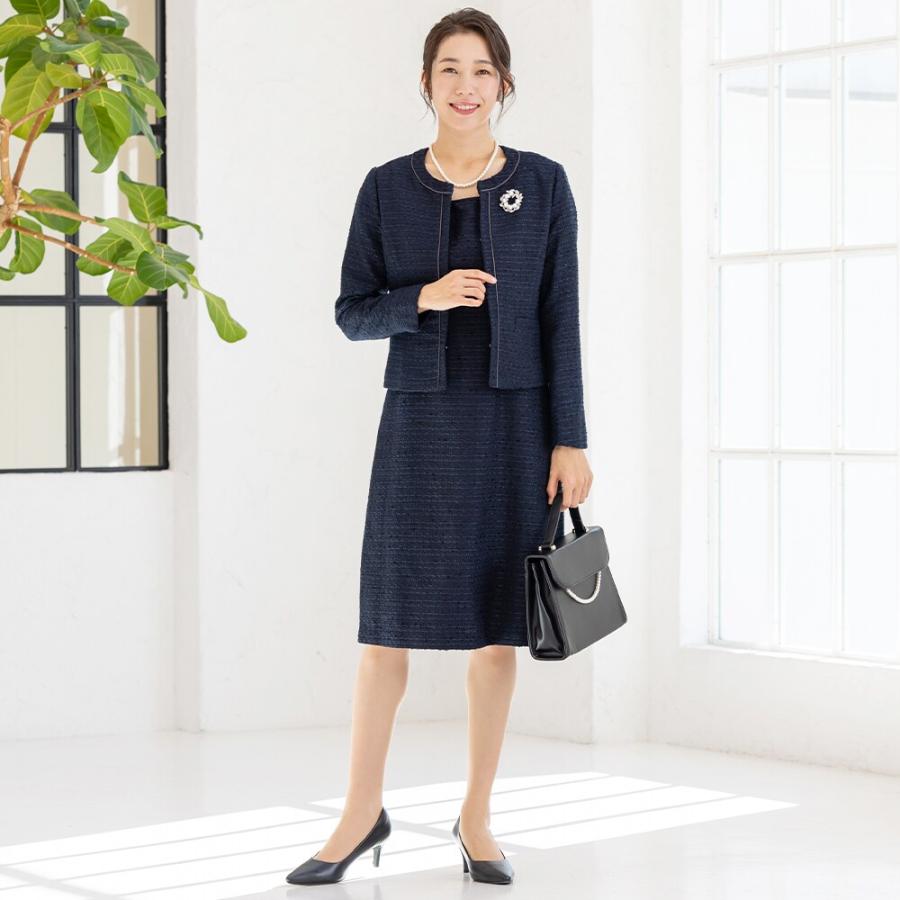 AddRouge（アッドルージュ） セレモニースーツ ツイードワンピース