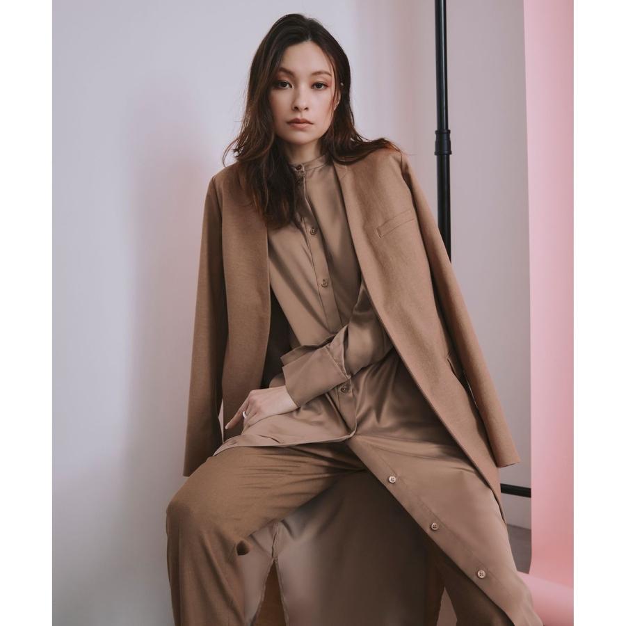 ICB洗える LooseWeave ノーカラージャケット サイズ40 タグ付 ICB 【セットアップ対応・洗える】 LooseWeave ノーカラージャケット