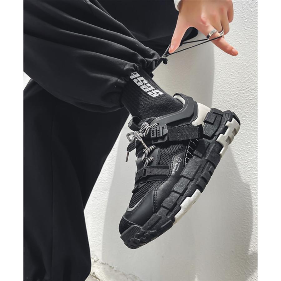 厚底カジュアルシューズ 4色展開 aimoha スニーカー カジュアルストリートスニーカー厚底シューズ