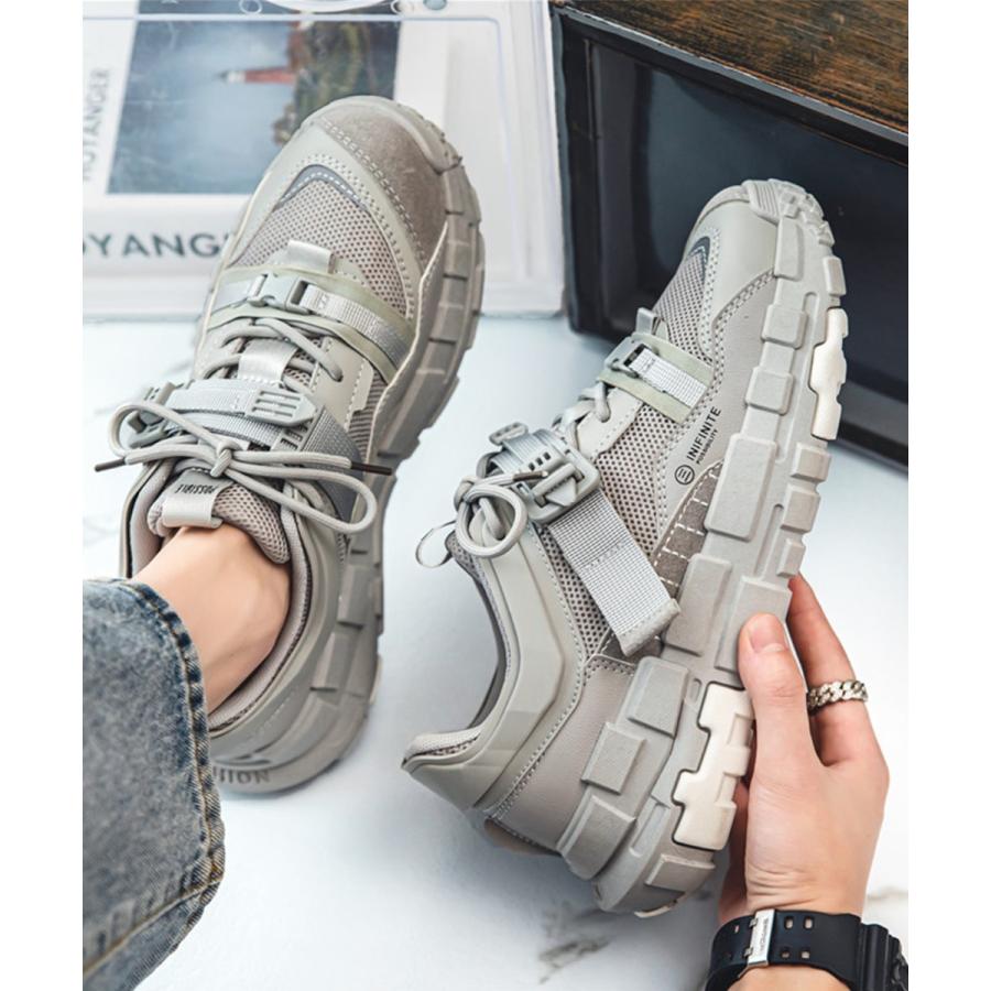 aimoha カジュアルストリートスニーカー厚底シューズ(4カラー