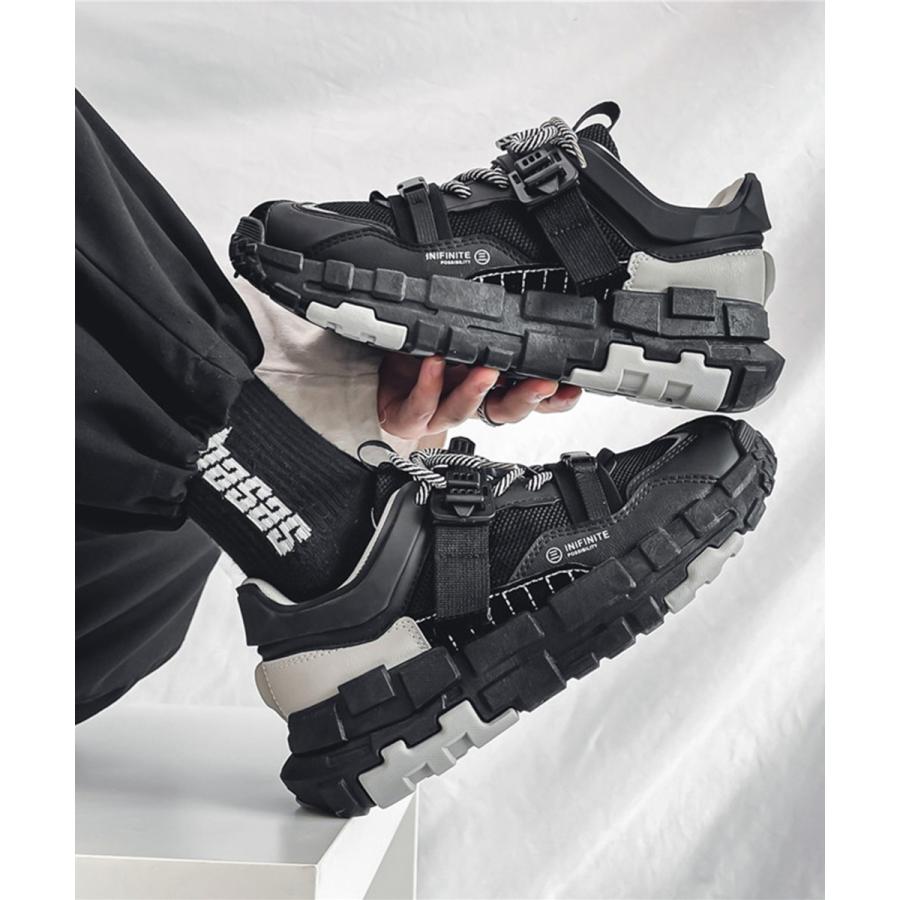 aimoha カジュアルストリートスニーカー厚底シューズ(4カラー