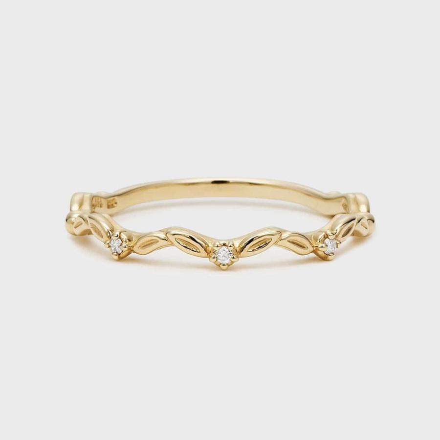 【Pocket Ring】K10ダイヤモンドリングの画像