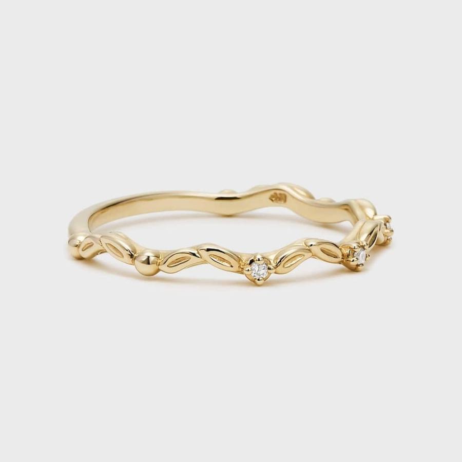 【Pocket Ring】K10ダイヤモンドリングの画像