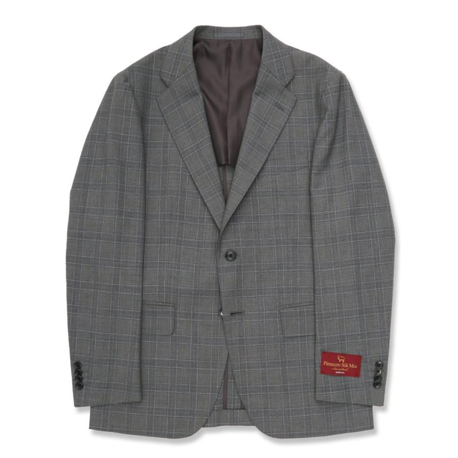 シルク混ウール SUPER140'S】m.f.エディトリアル 2ボタン3ピーススーツ