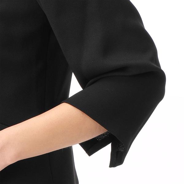 INFINE 【喪服/礼服/ブラックフォーマル】スラブッチャースタンド衿
