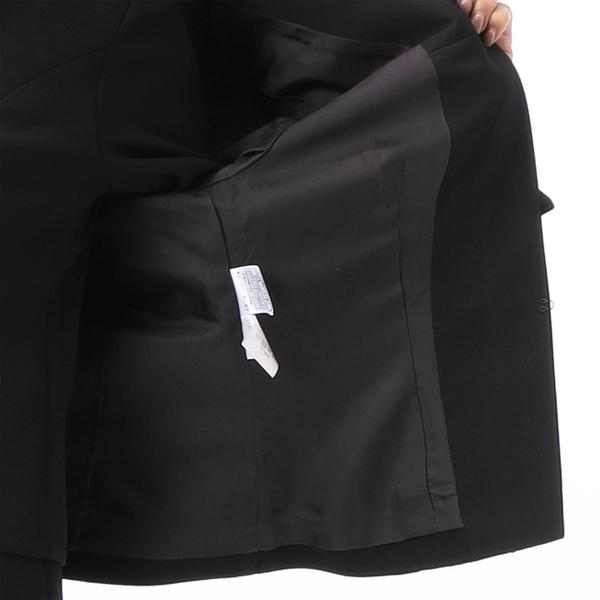 INFINE 【喪服/礼服/ブラックフォーマル】スラブッチャースタンド衿