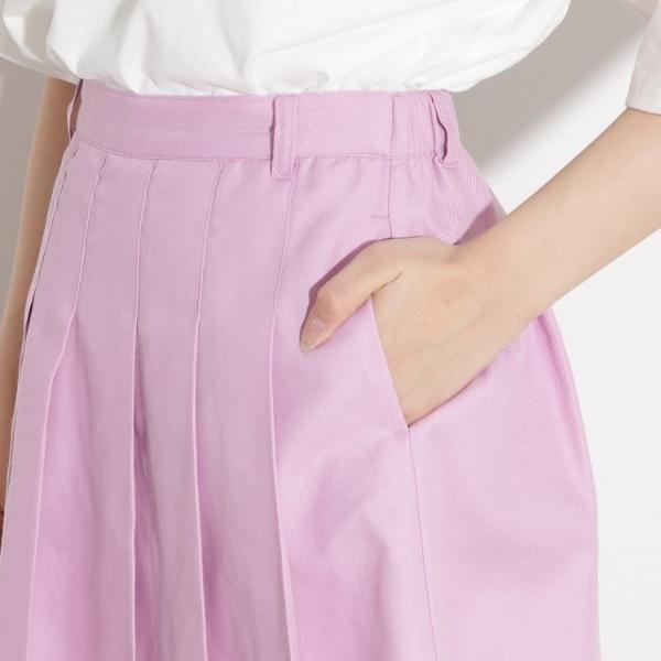 【130cmサイズあり】カラーポリプリーツスカート｜0101marui｜09