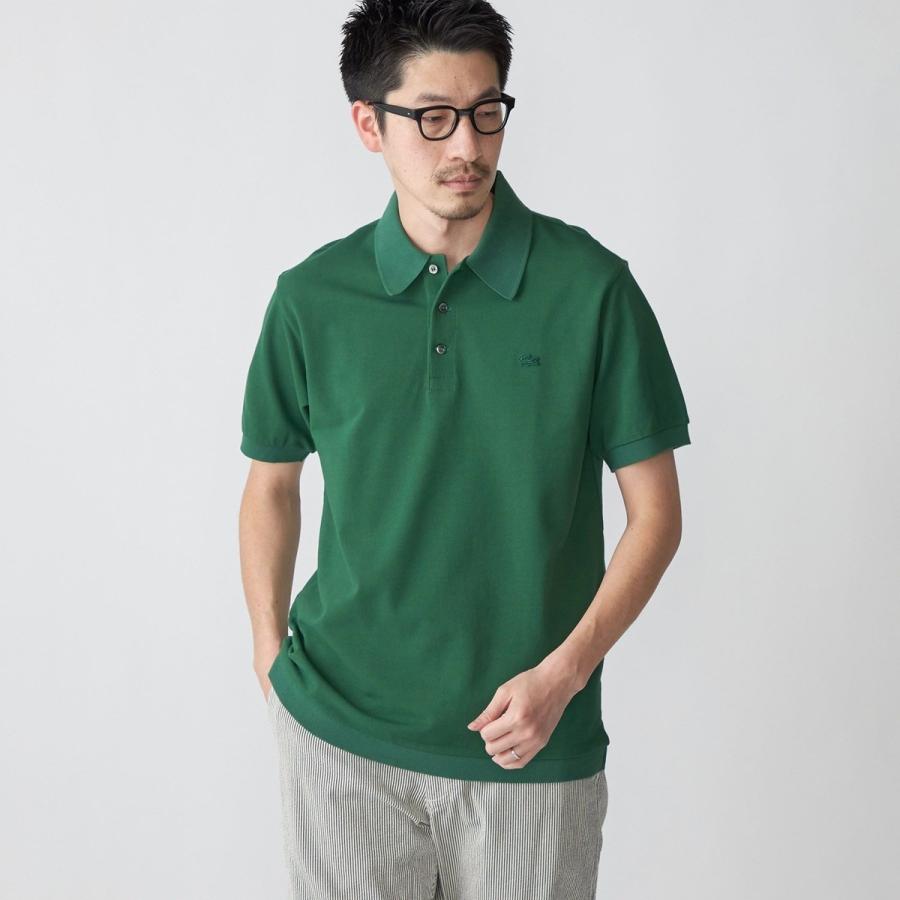 【新品】SHIPS別注 LACOSTE: クラシック ニットリブ ポロシャツ 3 SHIPS（シップス） 【SHIPS別注】LACOSTE: クラシック ニットリブ