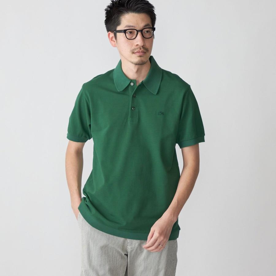 【新品】SHIPS別注 LACOSTE: クラシック ニットリブ ポロシャツ 3 SHIPS（シップス） 【SHIPS別注】LACOSTE: クラシック ニットリブ