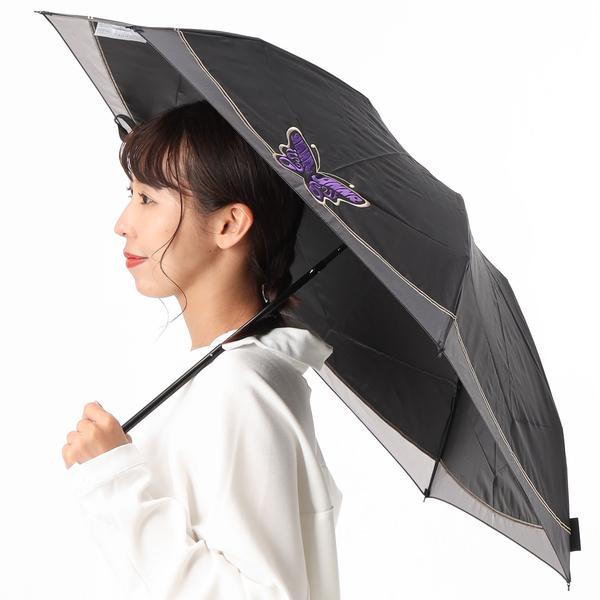 ANNA SUI（アナスイ） アナ スイ バタフライ刺繍 晴雨兼用パラソル傘