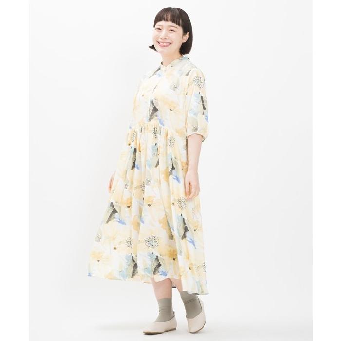 AS KNOW AS olaca（アズノゥアズオオラカ） 【大きいサイズ】ガラ柄