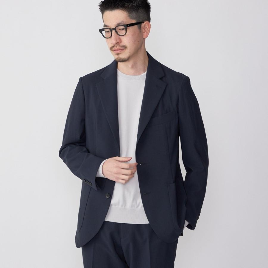 美品 SHIPS〈手洗い可能〉リネンライクジャケット（セットアップ対応 