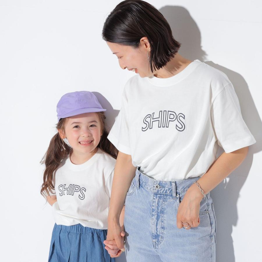 《一部追加予約》【WEB限定】 SHIPS ラウンド プリント ロゴ TEE | SHIPS | 17