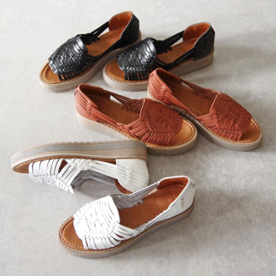 IENA MICHEL VIVIEN レザーメッシュ サンダル　新品95700円 IL BISONTE - サンダル WOVEN (ウーヴン) / カラーレザー