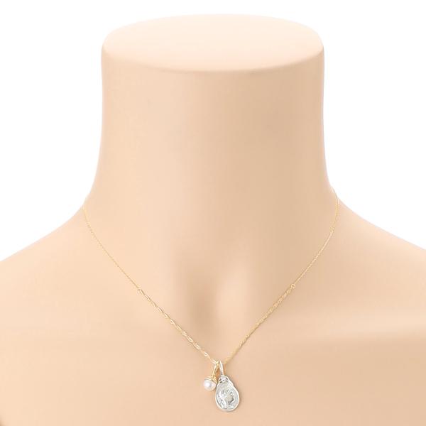 【現行品】agete K10 SV ネックレスチャーム agete（アガット） チャーム K10チャーム（10153117085） レディース