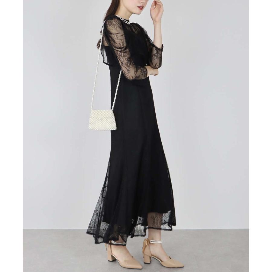 ブルーイースト（BLUEEAST）/ボレロレイヤードレースパーティードレス BLUEEAST（ブルーイースト） ボレロレイヤードレースパーティードレス