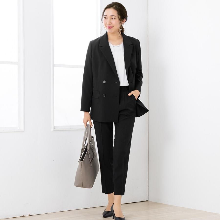 (極美品)大きいサイズ　アッドルージュ　ダブルスーツセットアップ　洗える　2XL AddRouge（アッドルージュ） 【洗える / UVカット / ストレッチ