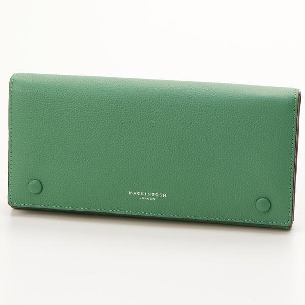新品未使用 マッキントッシュロンドン コンパクトウォレット グリーン 財布 MACKINTOSH LONDON 最大55%☆8/31迄 マッキントッシュ ロンドン