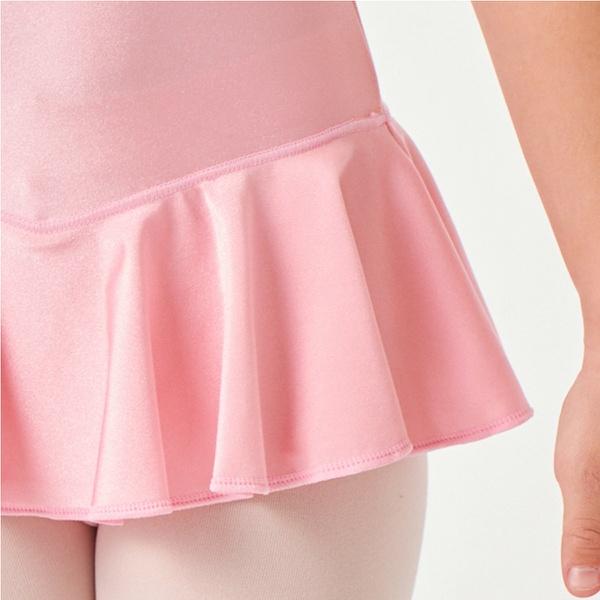 [新品]Chacottチャコット 薄いピンクレオタードS キュロットセット Chacott（チャコット） 半袖スカート付きレオタード（オペコット