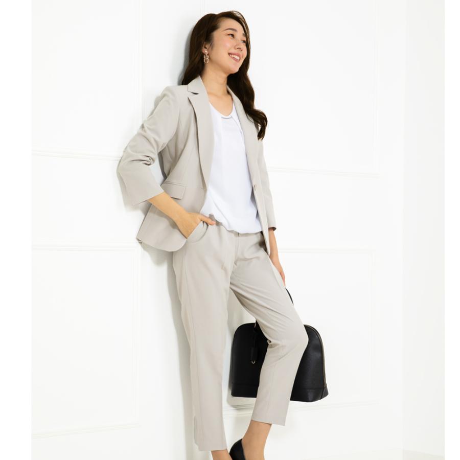 AddRouge（アッドルージュ） 【洗える】 パンツスーツ 5号〜23号