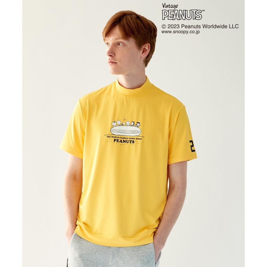 【BEAMS GOLF】スヌーピーコラボ モックネックTシャツ セール】 【PEANUTS】【WOMEN】スヌーピーコラボ モックネック