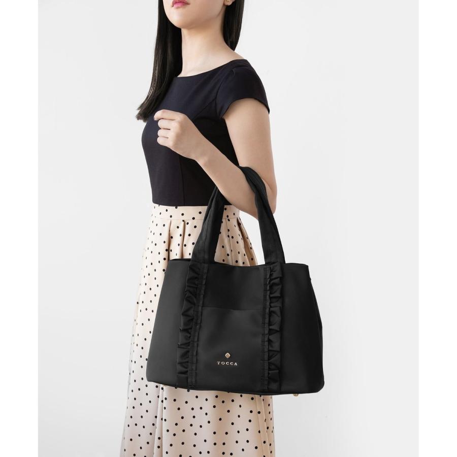 TOCCA 【撥水】FRILL A4 NYLONTOTE トートバッグ : マルイ(丸井)Yahoo