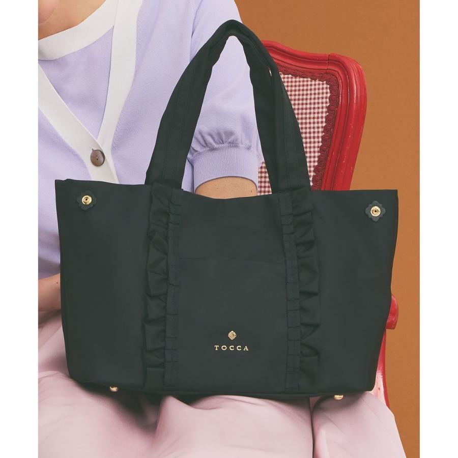 新品　tocca トッカ　FRILL A4 NYLONTOTE トートバッグ A4サイズ対応】NEW AVENUE NYLONBAG ナイロンバッグ / TOCCA